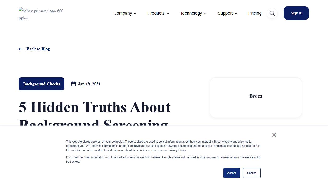 5 Hidden Truths About Background Screening