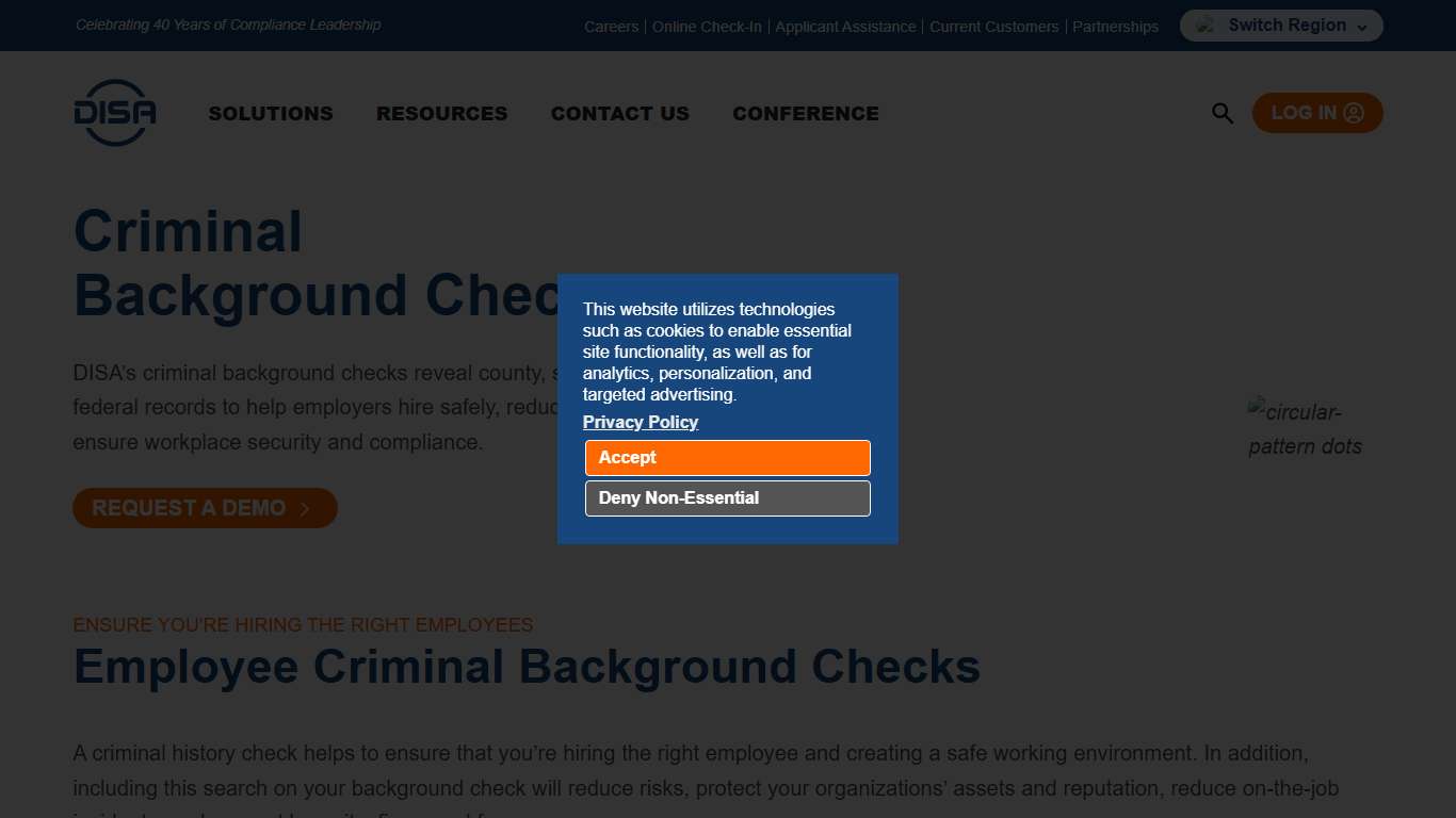 Criminal Background Checks for Safer, Smarter Hiring DISA