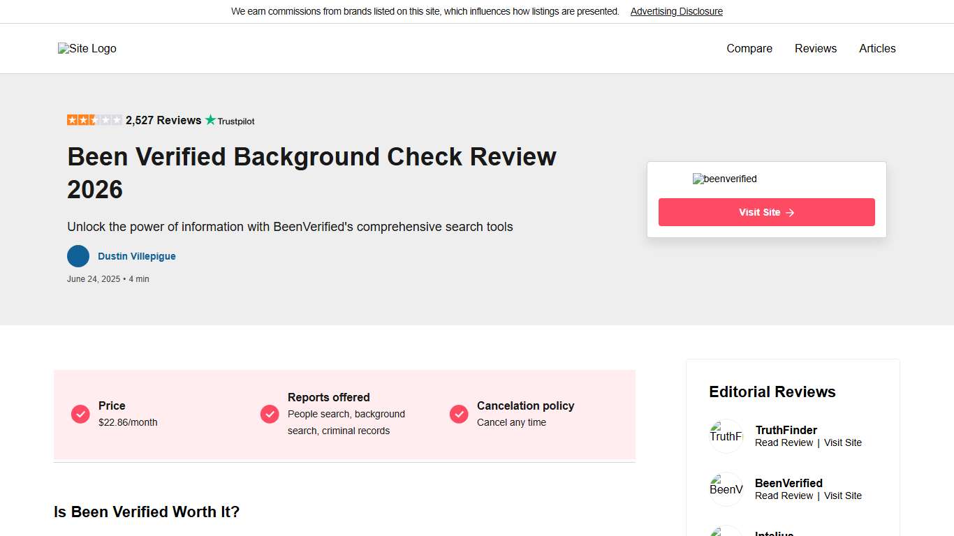 BeenVerified Background Check Review 2026 - Pros & Cons